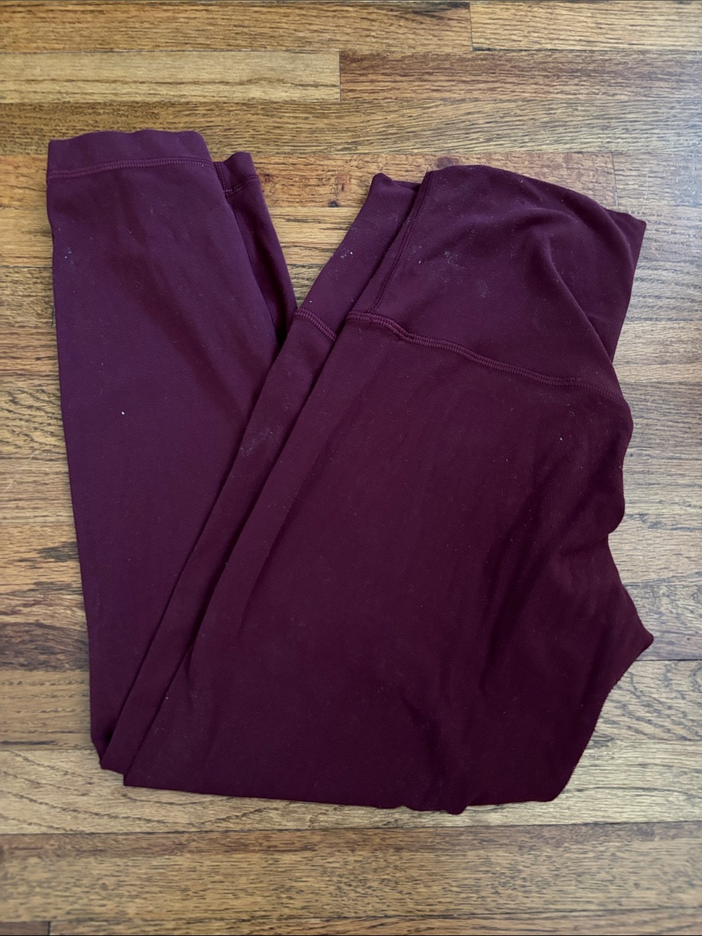 lululemon athletica Align crop leggings burgundy maroon